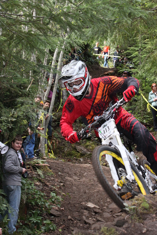 Speaking of points, here's Remi Gauvin, current Junior Cat 1 leader from BC.