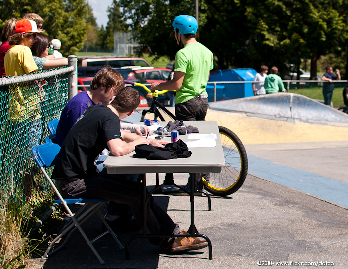 Judges doing their thing,