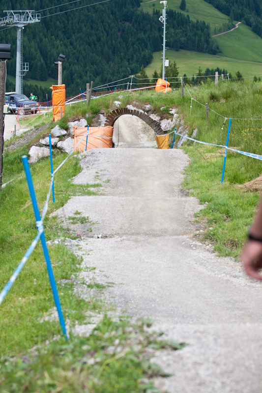Part of the mega pedalling bit, mid course.