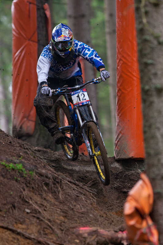Matti on his way to a 4th place quali