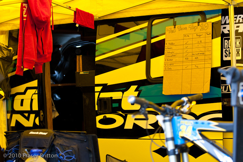 Ben Reid's mechanic Ali makes a mean cup of tea. So mean, that he has to keep track of everyone who drops by for a cup!