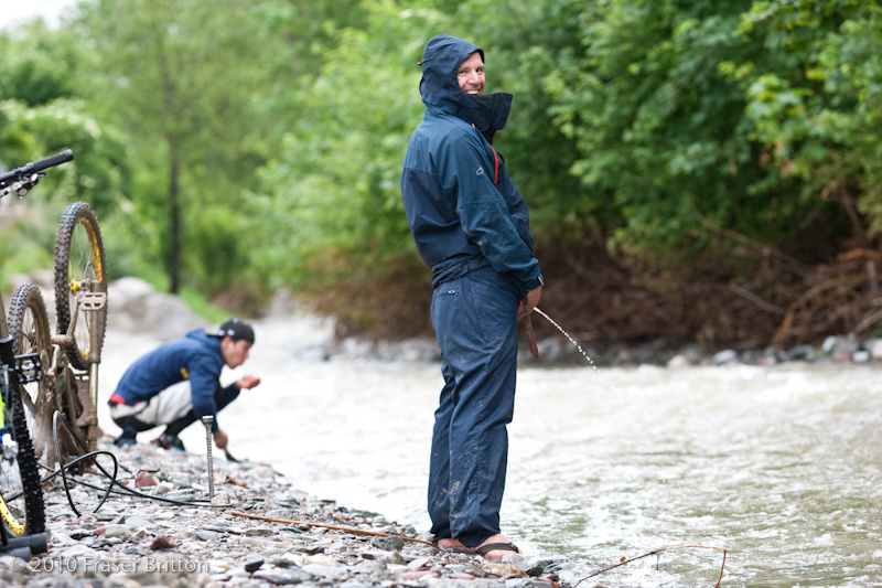 Always watch out if you are down stream from a beer drinking, Belgian mechanic...especially if you are doing laundry!