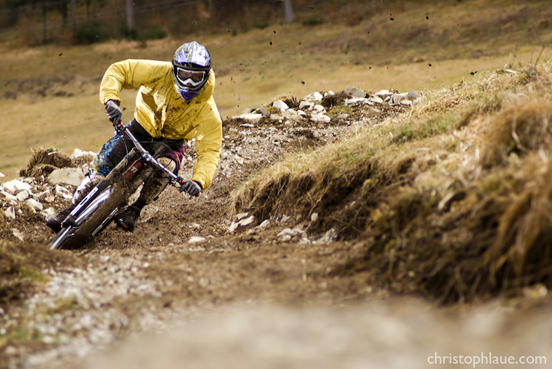Gernot Ruppert is killing this corner in Albstadt
