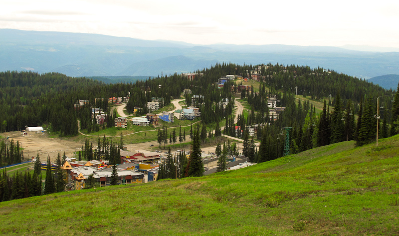 View of the village from up on the Milky Way hiking trail.