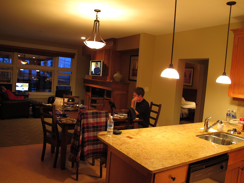 What you can't see here is the 2 other bedrooms and 3 bathrooms that also make up room 303