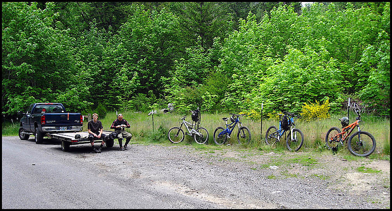 <center>Taking a break at the bottom of Chuck Chips</center>