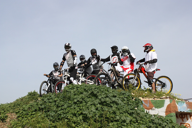 Getting ready to shred the track