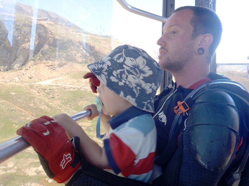 Elijah enjoying the gondola