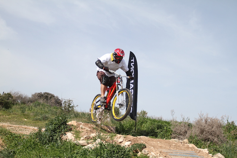 Uncle Sam, age 57, showing young riders how it is done
