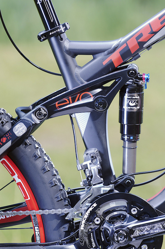 Just as on the coil sprung version, the Scratch Air uses Trek's Full Floater system