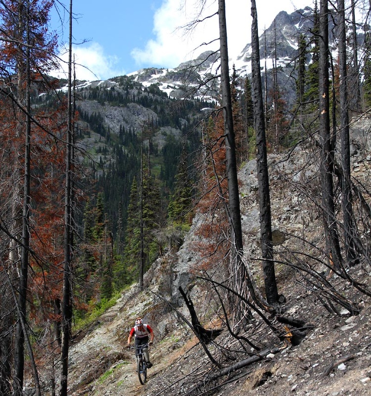 Heading down Tenquille Trail