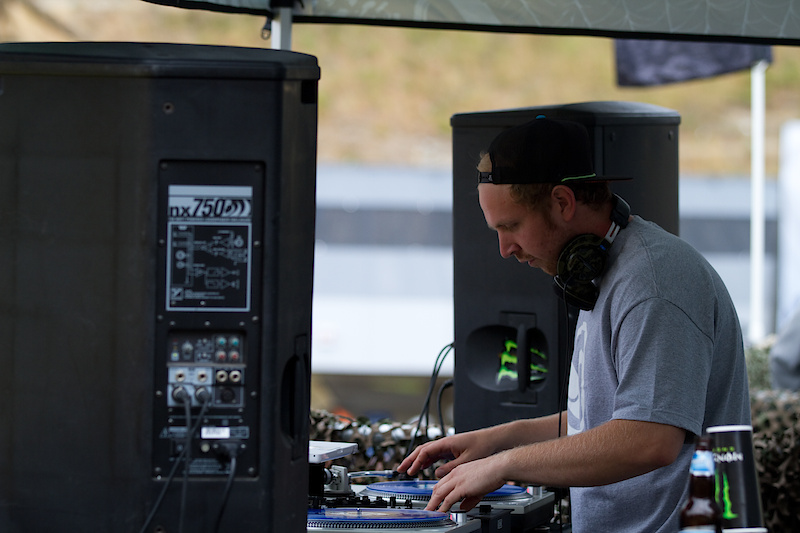 Monster's DJ had the tracks fresh all day