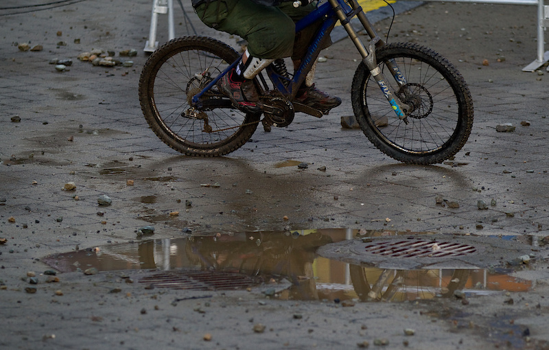 Rain days make for dirty bikes