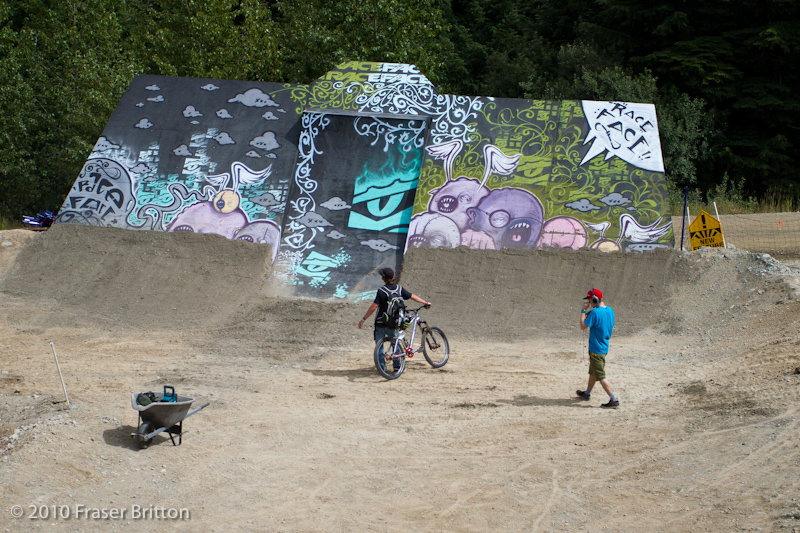 Next up is the Race Face quarter pipe. Keep your eyes peeled for 540's and flairs!