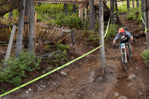 Richard Ratte coming down the chute