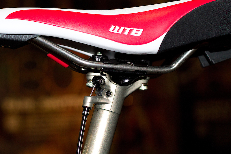 Up top you'll find a one piece head with a two bolt design that should prove much more reliable than what some other posts use. There will be no twisting of the post's head or seats that tilt back when you come down on them hard while the DOSS is under you.