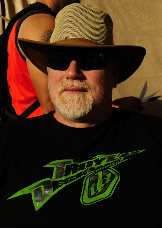 Brad Ewen, announcer to the stars. 