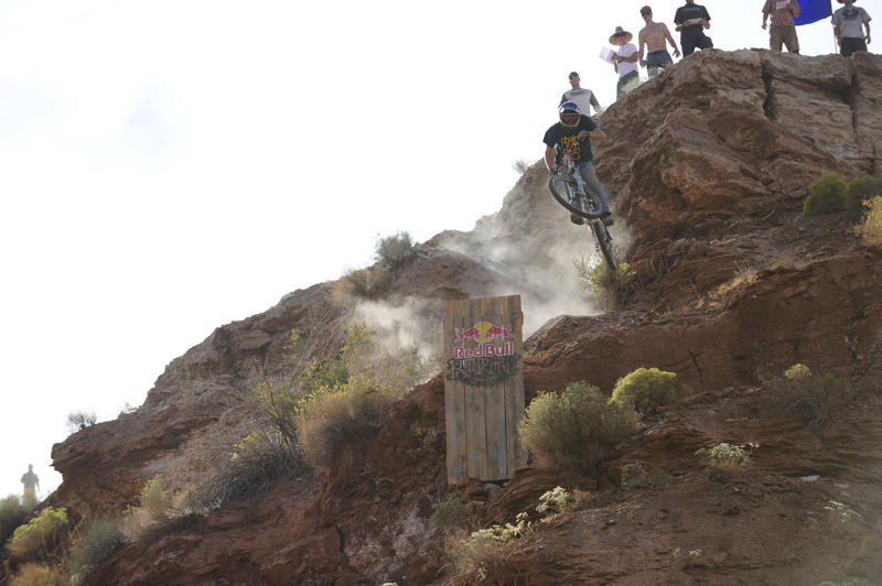 Greg Watts, making easy work of his sketchy run in drop.