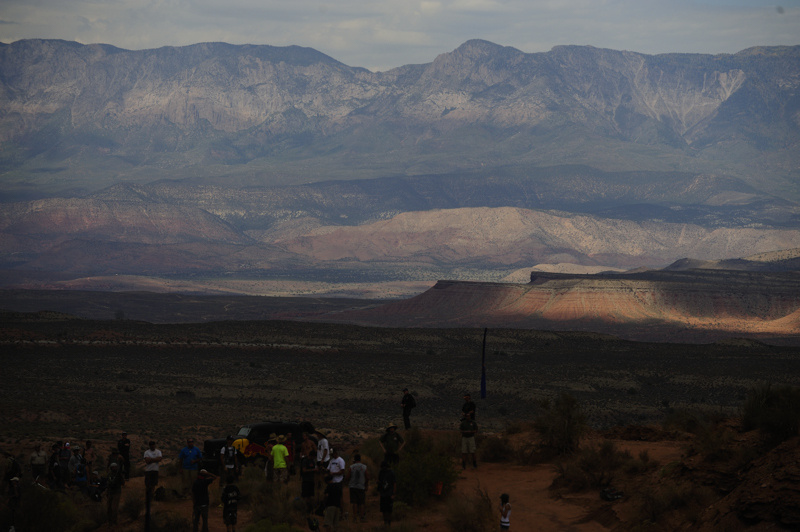 With the first runs complete, it was Logan Binggeli holding down the coveted number one spot.
