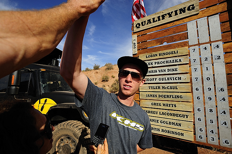 In the end it was Logan Benggeli holding on to the top qualifying spot.
