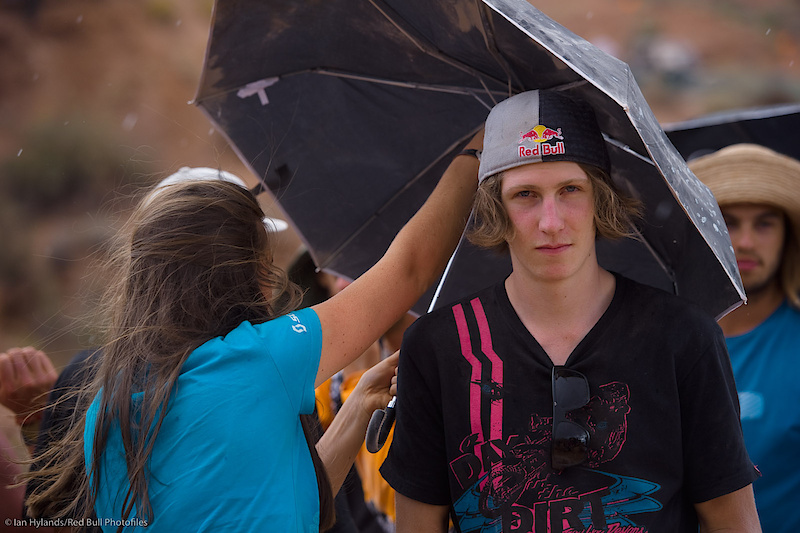 Brandon Semenuk may have been out with an injury, but he was here to support his people regardless. You know that his wheels are already turning for next year...