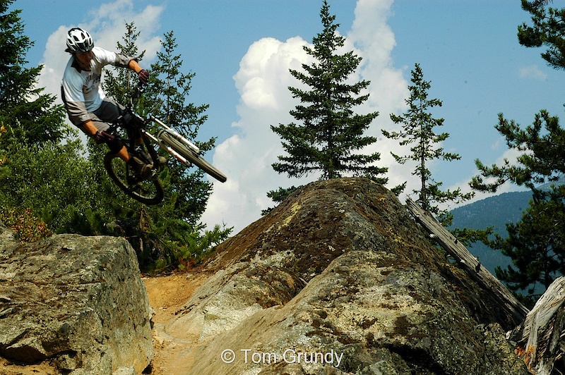 Paul Stevens Airs Sideways into a Rock Garden