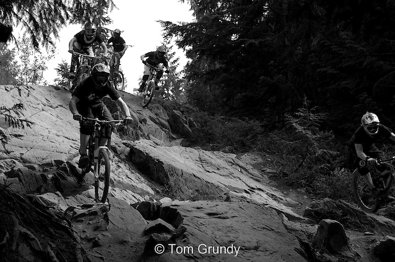 Multi Line Trail Through the Schleyer Rock garden