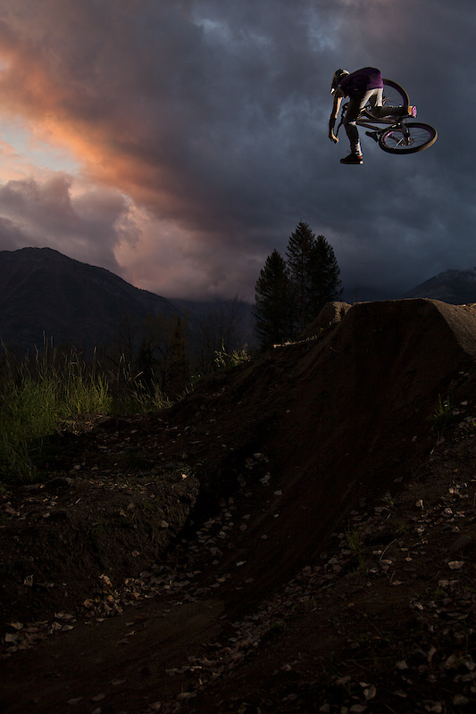 Paul riding the hip in the fall.