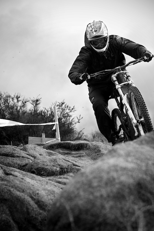 Lear Miller was on it all day, but unfortunately blew a corner at the very top of the course