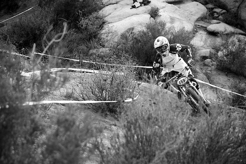 Luca Cometti was railing corners all day