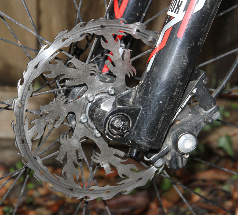 The 186gram, 185mm Dragon Rotor replaced the 120gram XT rotor on my Pivot Firebird.<br><br> When the rotors were installed on my bikes the pads required adjusting. They seem to be thicker than the rotors they replaced. Once the pads were adjusted the brakes initially felt spongy. After a break in period consisting of 5 -10 hard stops they felt predictable with comparable performance to the rotors they replaced.