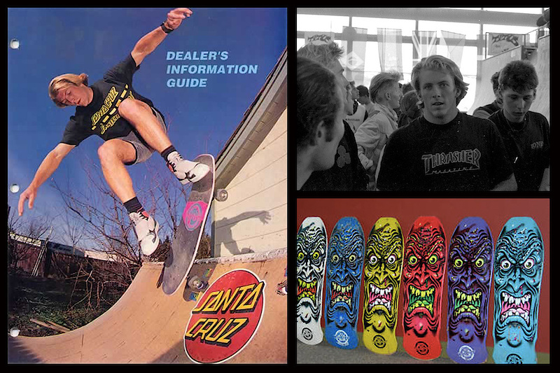 Some of Rob's decks and actions shots from the good old days.