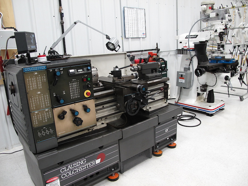 <span style='font-size:18px'>Machinery in the Race Shop</span><br><br>Sometimes you need something special, and if you happen to be a Trek factory rider, you may get it. The Race Shop uses these machines to build one-off components when the demand calls for it. A perfect example of this would be when team rider Rene Wildhaber called up looking for a special chain guide. The Race Shop milled one up to his specs and had it in the post in an impressively short amount of time. The Race Shop isn't here just for mountain bikers, but also roadies and triathletes as well.