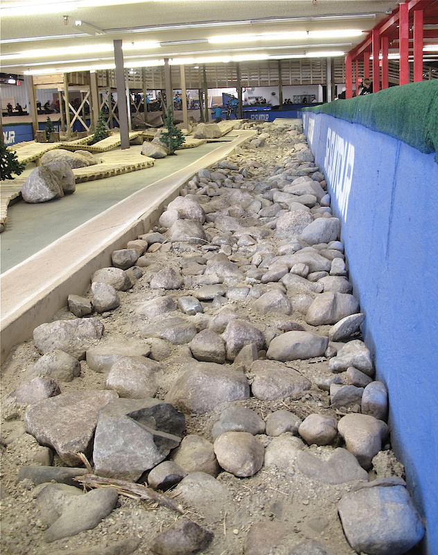 <span style='font-size:18px'>Tucked into the side of the Sport section was this challenging rock garden. I watched it claim a few riders throughout the day</span>