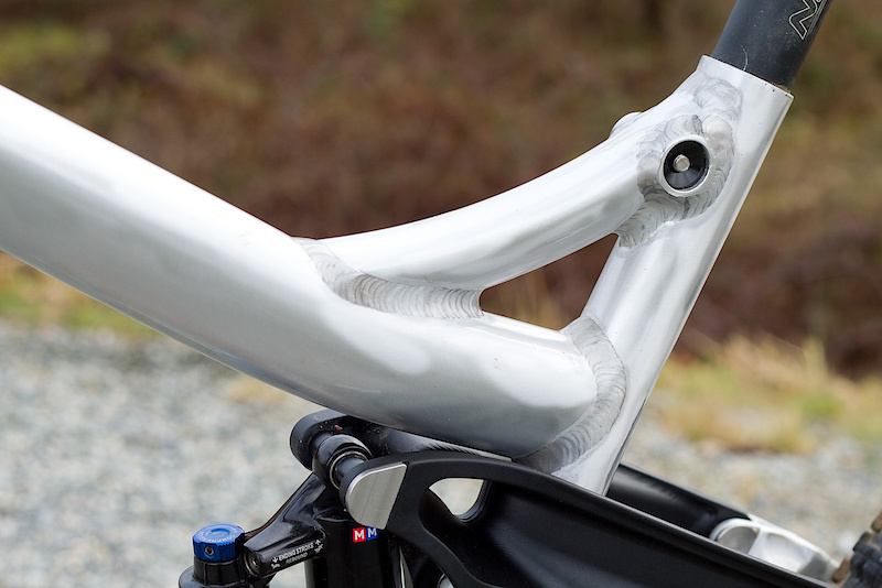 Originally used on road bikes, then BMX before it trickled over to mountain bikes, an integrated seatpost clamp makes for a tidy looking setup. By going this route a keyway on the seat tube is no longer needed, which P.J. says eliminates a weak point inherent to the more traditional design that uses a separate collar.