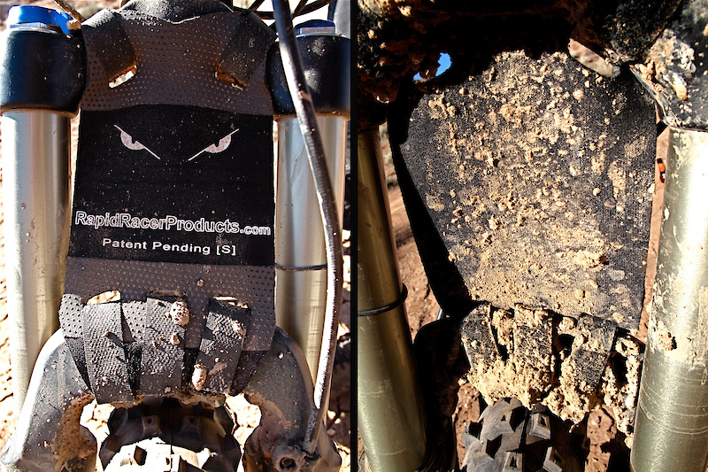 RRP's NeoGuard proved to be very effective at keeping Utah's thick mud out of my eyes