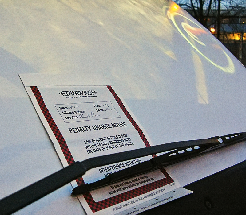 ...which quickly became the source of attention for a traffic warden.  It seems that even Danny can't evade that one.  But there's a 50% discount if you pay within 14 days.  Is this one for the Red Bull expense tab?