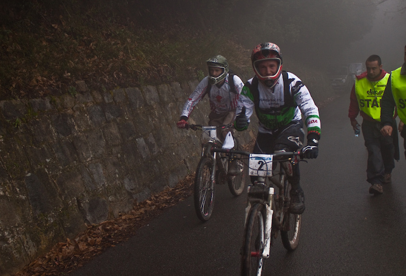 Manuel Ducci, unfazed by the climb