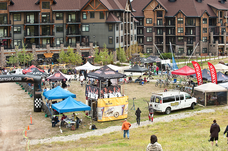 Sponsor expo area for the Western Open