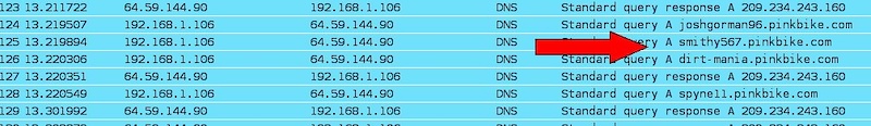 Safari and Chrome prefetch DNS after the page loads.  Prefetch can last many seconds after the page loads.