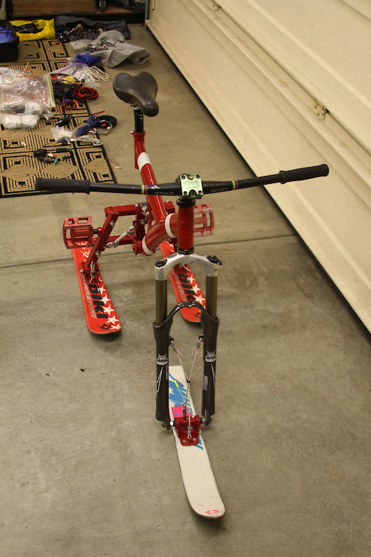 Transition Bikes pedals, stem, and saddle