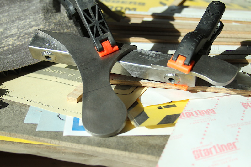 Plates Clamped to Central Tubing