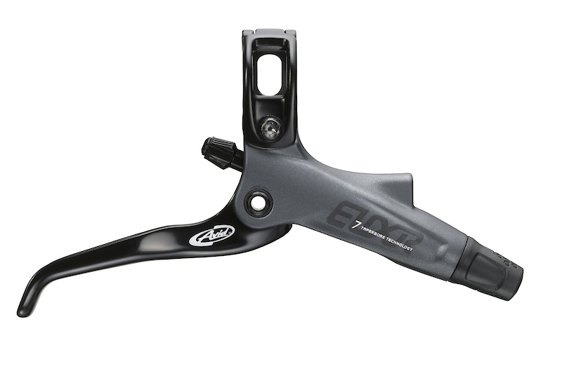 <span style='font-size:21px'>Avid Elixir 7 details:</span><br><br>- Adjustments: tool free reach<br>- Carbon lever (<i>aftermarket</i>), alloy lever (<i>original equipment</i>)<br>- Weight - 350 grams<br>- MSRP $179 USD