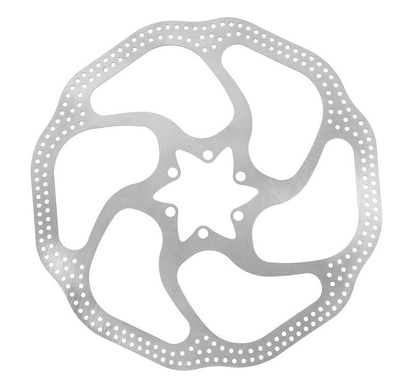 The new rotor design does away with the slotted holes that the previous versions used, instead using a pattern of small holes. 