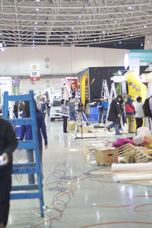 Things are coming together from inside the show grounds