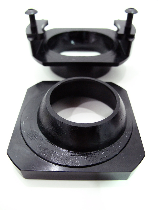 Take note of how the upper gimbal is offset. This is what allows you to adjust the head angle as you rotate the assembly.