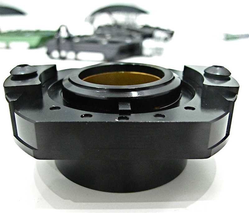 The upper assembly will obviously have more stack height to it than a standard headset, but at 15.7mm, it isn't as much higher than many other non-adjustable models.