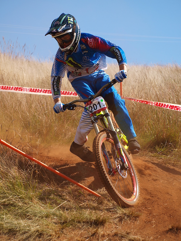 Troy was a little shaken after practice, but was still happy with his seeding, tomorrow will indicate how sore he has pulled up. Photo: Peter Karas