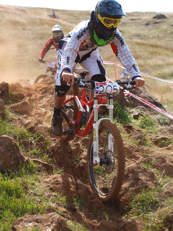 Connor had the fastest time of the day, across any class. Photo: Peter Karas