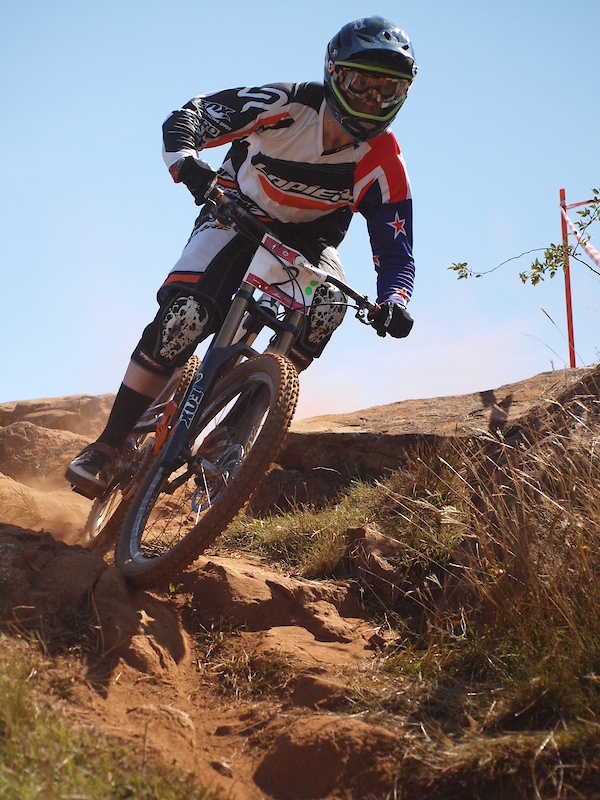 Cam Cole's final run was not 100% by his standard, still 4th place is nothing to sneeze at! Photo: Peter Karas